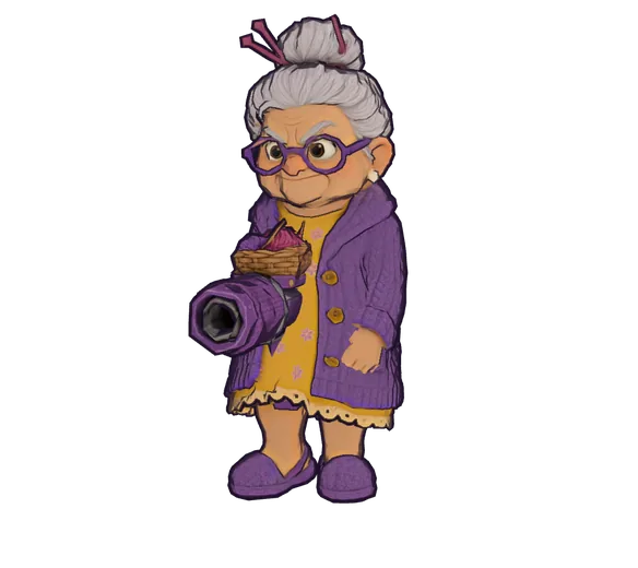 Granny Yarn, a hero from the game